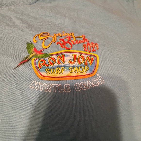 Comfort Colors Light Blue Short Sleeve Tee Ron Jon 2XL - Picture 3 of 10